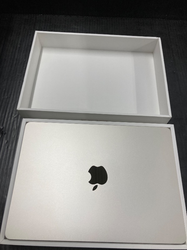 Photo 6 of Apple 2022 MacBook Air Laptop with M2 chip: Built for Apple Intelligence, 13.6-inch Liquid Retina Display, 16GB RAM, 256GB SSD Storage, Backlit Keyboard, 1080p FaceTime HD Camera; Starlight