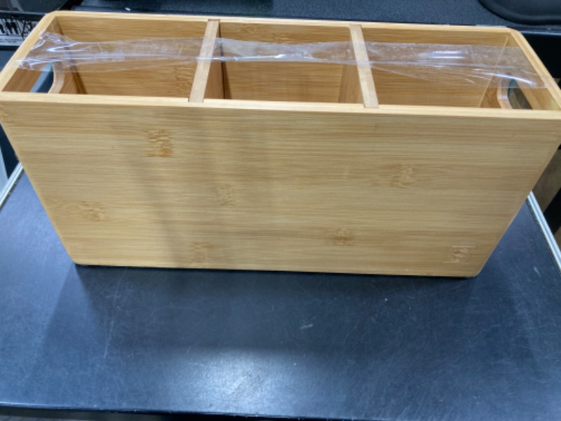 Photo 1 of 13X6" INCH WOODEN ORGANIZER