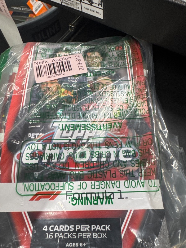 Photo 2 of 2022 Topps Chrome F1 Formula 1 Hobby Lite Box