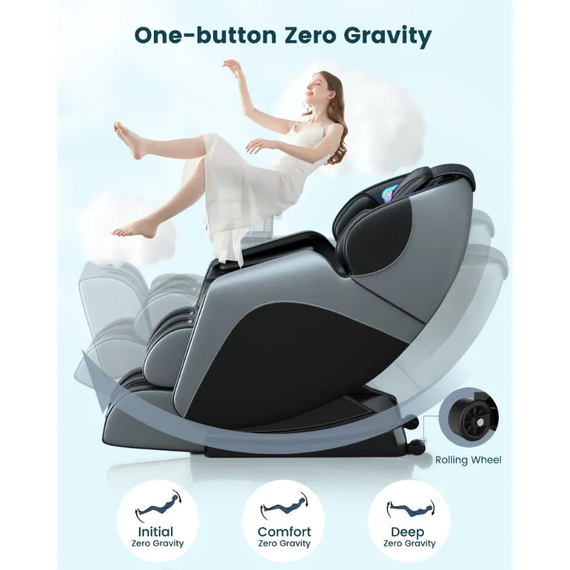 Photo 1 of 4D Massage Chair, Full Body Recliner with Zero Gravity, Heating
4.5 stars out of 151 reviews
(4.5)|
151 ratings