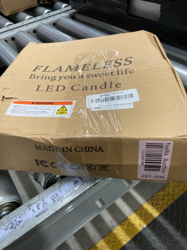 Photo 1 of kakoya Flameless LED Candles with Timer 5 Pc Flickering Flameless Candles for Romantic Ambiance and Home Decoration Stable Acrylic Shell,with Embedded Star String?Battery Operated Candles?Grey?