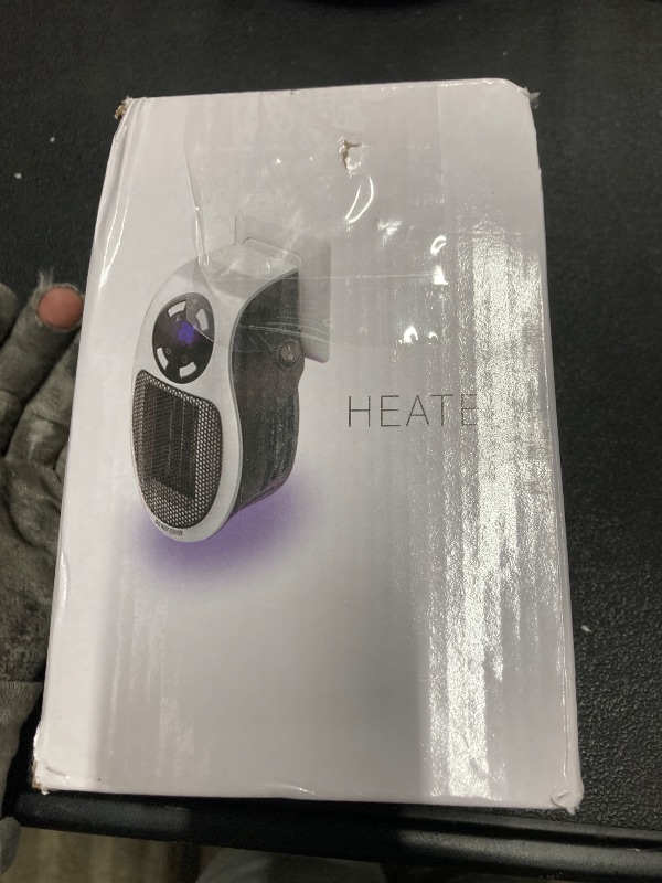 Photo 1 of Alpha Heaters for Indoor Use Small Plug In Heater Alpha Heater Portable Heater Electric Space Heater Indoor with LED Display Energy Efficient 500W Wall Outlet Heater Adjustable Thermostat, Timer, Safe