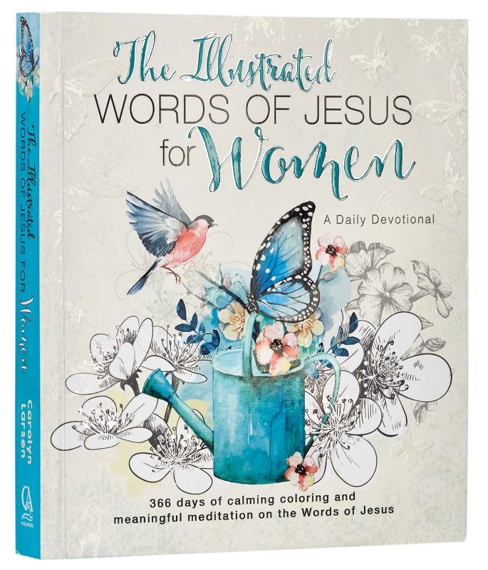 Photo 1 of 
The Illustrated Words of Jesus for Women Daily Devotional - 366 Days of Calming Coloring and Meaningful Meditation on the Words of Jesus