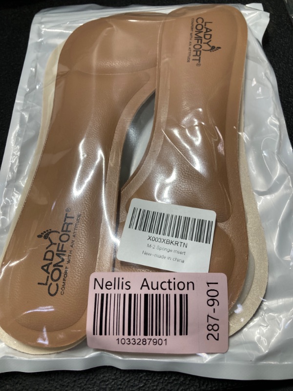 Photo 2 of 2 Pairs High Heel Inserts Women, ¾ Adhesive Cushioning Insoles, Sockless Shoe Insoles Anti-Slip, Invisible High Heel Relief Insole