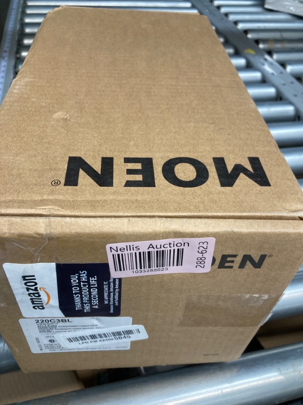 Photo 1 of Moen Verso Matte Black Eight-Function 7" Diameter Spray Head and Handshower Combo Featuring 72" Hose, 220C3BL