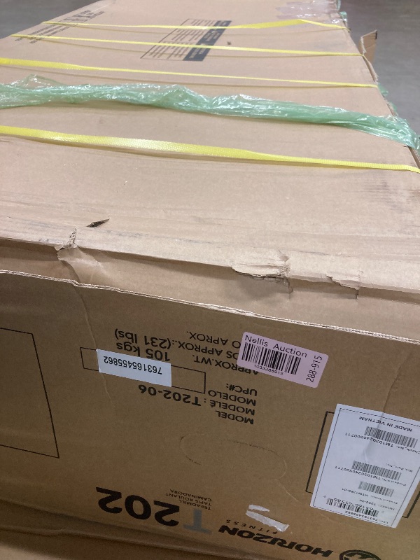 Photo 1 of Horizon Fitness T202 Foldable Treadmill Running Machine with Incline, Fitness & Cardio, Lightweight Folding Treadmill with Bluetooth Speakers, EasyDial Controls, Tablet Holder, 325lb Capacity