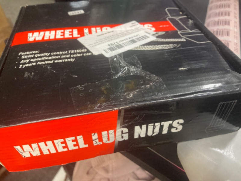 Photo 2 of 14x1.5 Alcoa Dually Lug Nuts, 32PCS M14x1.5 Thread OEM Lug Nut for 2017-2022 F250 F350 13/16"(21mm) Hex with Attached Washers Replace HCPZ-1012-B & HCPZ-1012-A