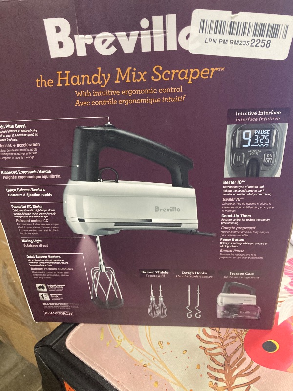 Photo 2 of Breville the Handy Mix Scraper™ Hand Mixer, BHM800RCH, Royal Champagne