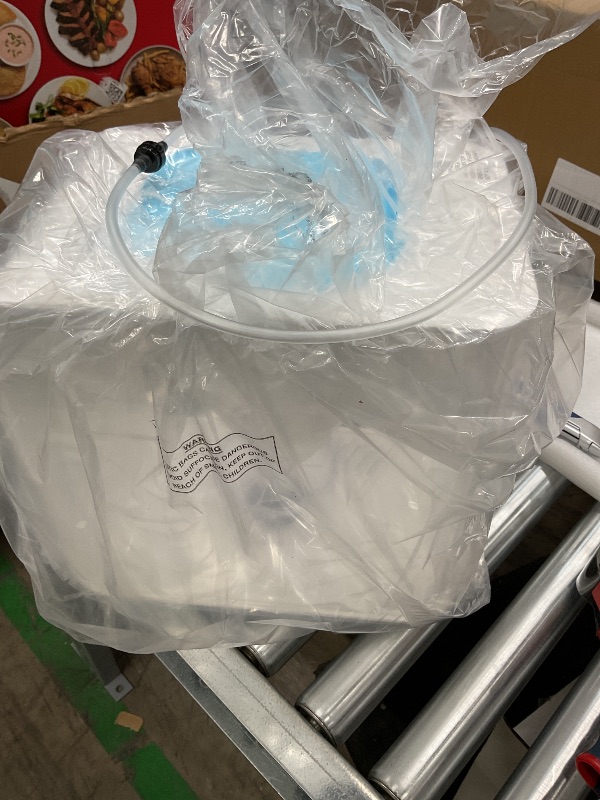 Photo 1 of biOrb Flow 15 Acrylic 4-Gallon Aquarium with White LED Lights Modern Compact Tank for Tabletop or Desktop Display, White ***decorations not included***