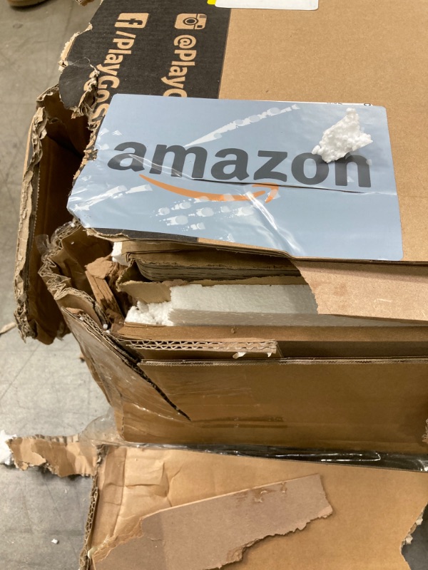 Photo 1 of GoSports Premium 9 ft Shuffleboard Table with 8 Pucks, Shuffleboard Wax, and Brush