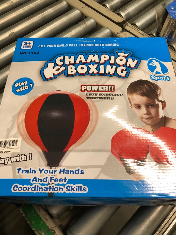 Photo 1 of Height Adjustable Punching Bag Set for Kids Ages 3-8+ with Boxing Gloves, Ideal Birthday for Boys & Girls