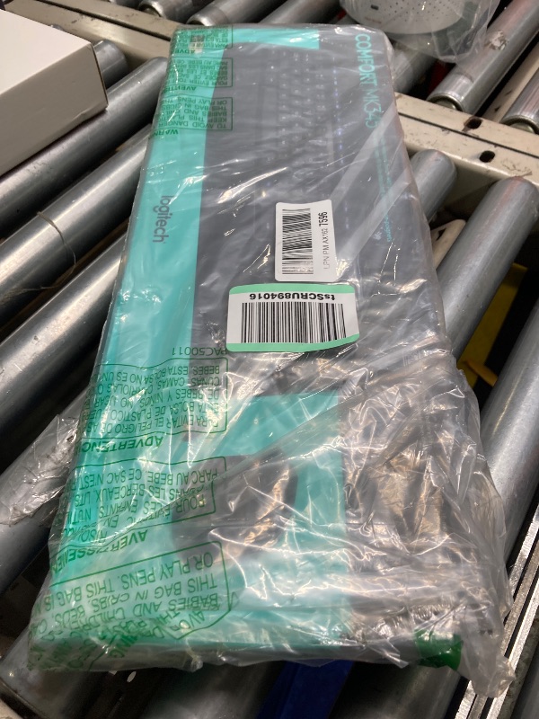 Photo 1 of Logitech MK345 Wireless Combo Full-Sized Keyboard with Palm Rest and Comfortable Right-Handed Mouse, 2.4 GHz Wireless USB Receiver, Compatible with PC, Laptop,Black