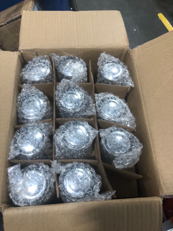 Photo 1 of ***USED***DEVI Silver Votive Tealight Candle Holders 24PCS, Mercury Glass Candle Holders for Table Centerpieces, Tea Party Wedding Table Decor