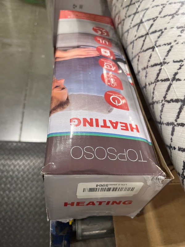 Photo 1 of Large Heating Pad,TOPSOSO 20"x40" Extra Large Heating Pad for Back Pain Relief Electric Heating for Period Cramps Neck Shoulders Knee Leg Pain Relief Moist/Dry Heat 10 Heat Setting Auto Shut Off