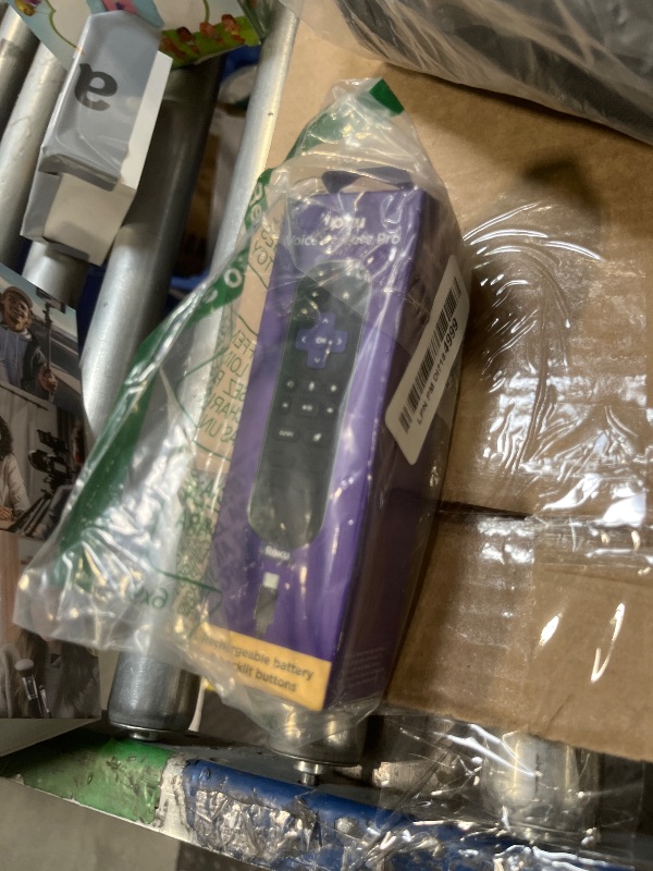 Photo 1 of Roku Voice Remote Pro (2nd Ed.) | Rechargeable TV Remote Control with Hands-free Voice Controls, Backlit Buttons, & Lost Remote Finder - Replacement Remote Compatible with All Roku TV, Players & Audio