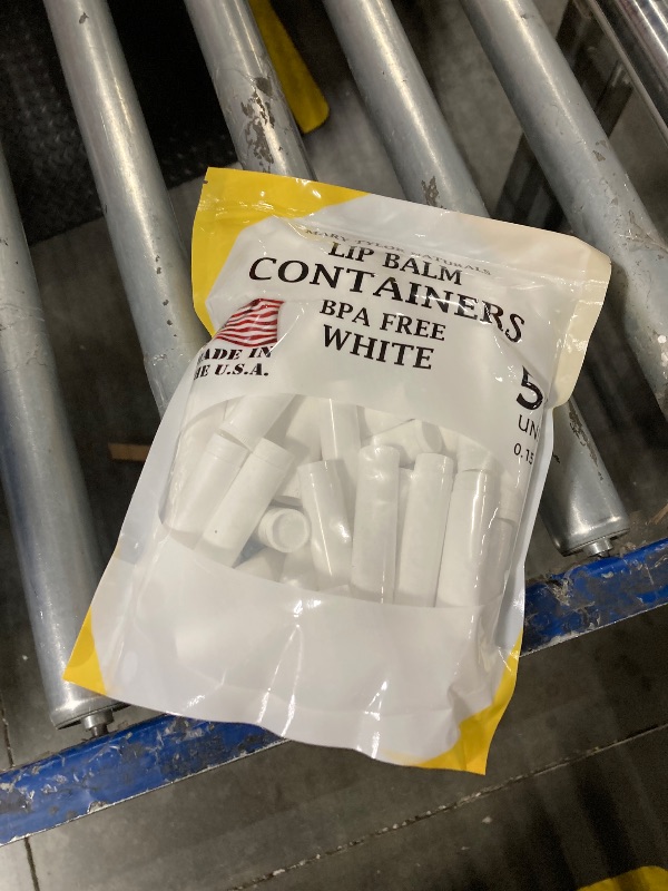 Photo 1 of 50 White Lip Balm Containers Tubes, BPA Free, Made in USA Round Tubes, 0.15 oz, 100% with White Caps, For DIY Lipstick homemade Lip Balm by Mary Tylor Naturals (50, white)