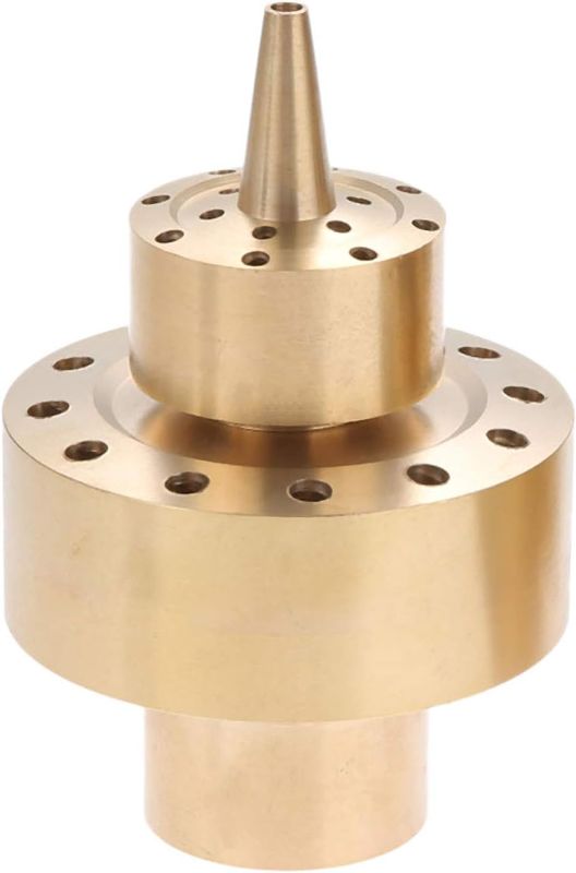 Photo 1 of 1" Brass DN25 Fountain Nozzle Column Water Fountain Nozzle Sprinkler Spray Head for Garden Pond Bring Beautiful Visual Effects
