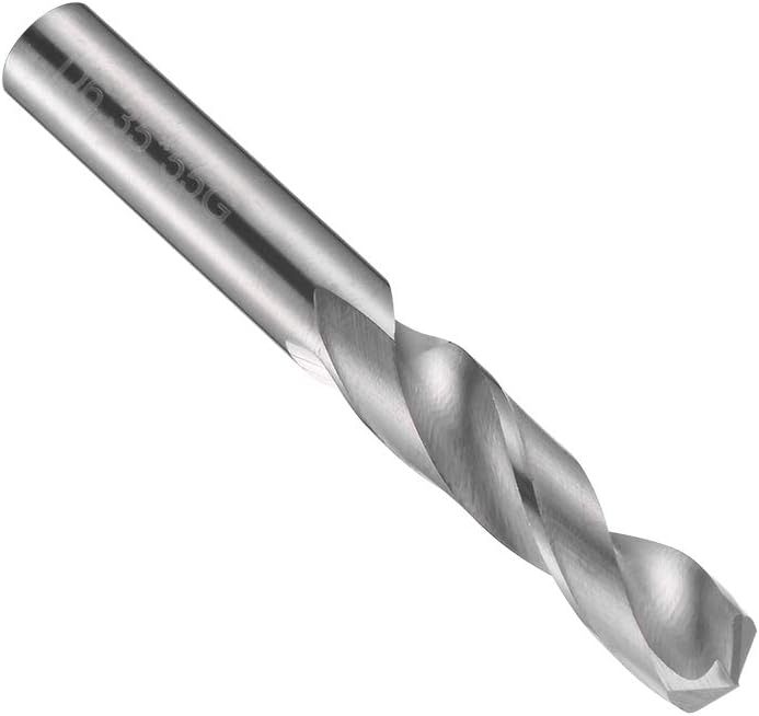 Photo 1 of  6.35mm Solid Carbide Drill Bits Straight Shank for Stainless Steel Alloy Hard Steel, Hardened to 50 HRC