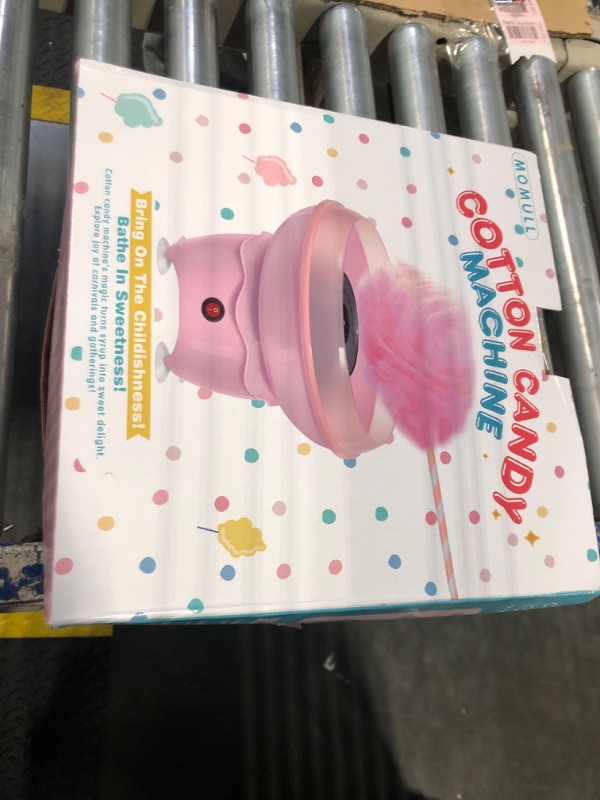 Photo 1 of Cotton Candy Machine, Mini Cotton Candy Maker for Kids, Pink Vintage Candy Maker for Christmas Gift, Home, Birthday Family Party, Includes 25 Cotton Candy Sticks & Sugar Scoop