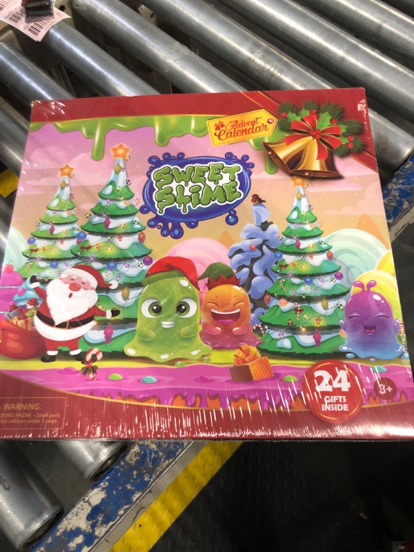 Photo 2 of Advent Calendar 2024 Christmas Countdown Calendars 24 Days of Surprises with DIY Clay Fluffy Slime Kit Gifts for Toddler Boys Girls 4 5 6 7 8 9 10 11 12 Year Old Classroom Prizes Party Favors