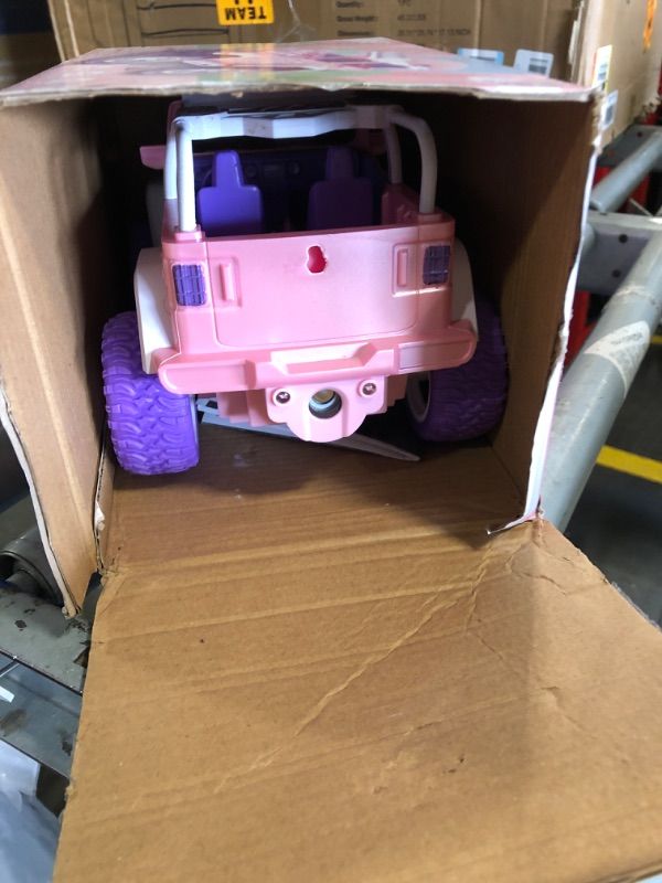 Photo 3 of ***NO REMOTE*** DEERC Pink Remote Control Car for Girls with Fog Mist & Music, 1:16 RC Car with LED Lights for Kids, 2.4Ghz All Terrain SUV Truck Gifts, Off-Road Racing Vehicle Toy Car, Girls Toys    