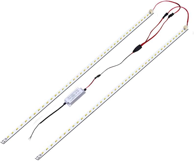 Photo 1 of 2x4 FT LED Magnetic Retrofit Kit,4ft LED Troffer Retrofit Kit,36W,5400LM,Daylight White 5000K,0-10V Dimmable,T8 T10 T12 Fluorescent Replacement LED Light Strip,Easy to Install