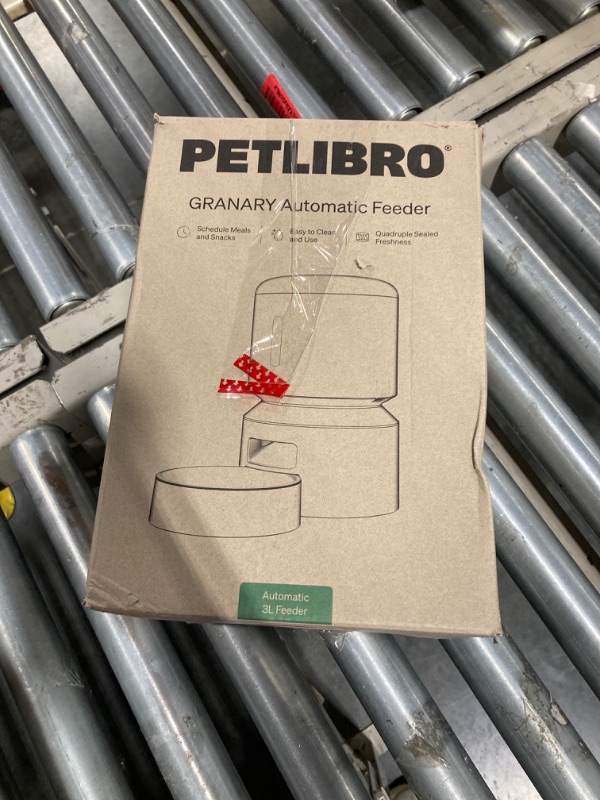 Photo 1 of PETLIBRO Automatic Cat Feeder, Automatic Cat Food Dispenser with Freshness Preservation, Timed Cat Feeders for Dry Food, Up to 50 Portions 6 Meals Per Day, Granary Pet Feeder for Cats
