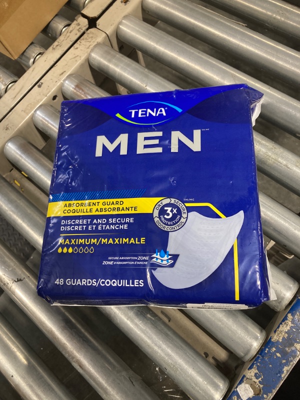 Photo 1 of Tena Incontinence Guards for Men, Moderate Absorbency, 48 Count
