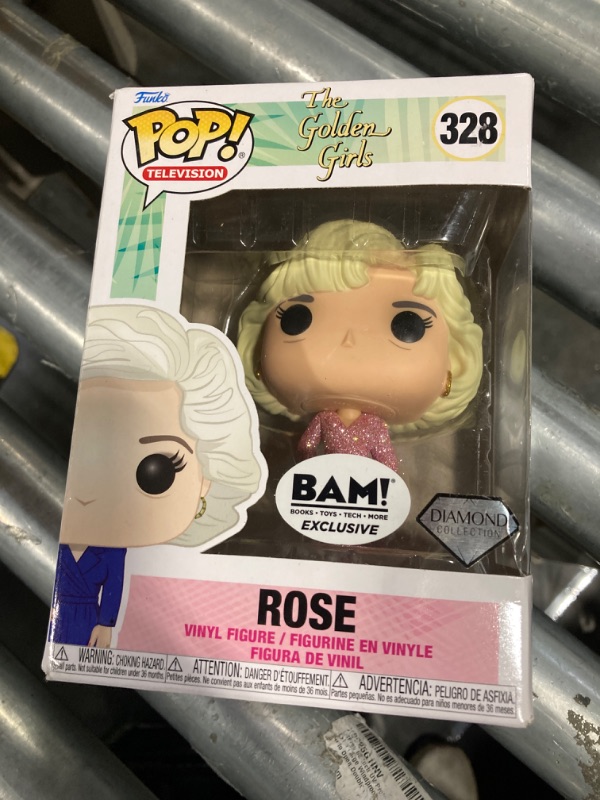Photo 1 of Pop Exclusive Betty White Vinyl - Diamond Glitter Rose Nylund - Golden Girls Funko