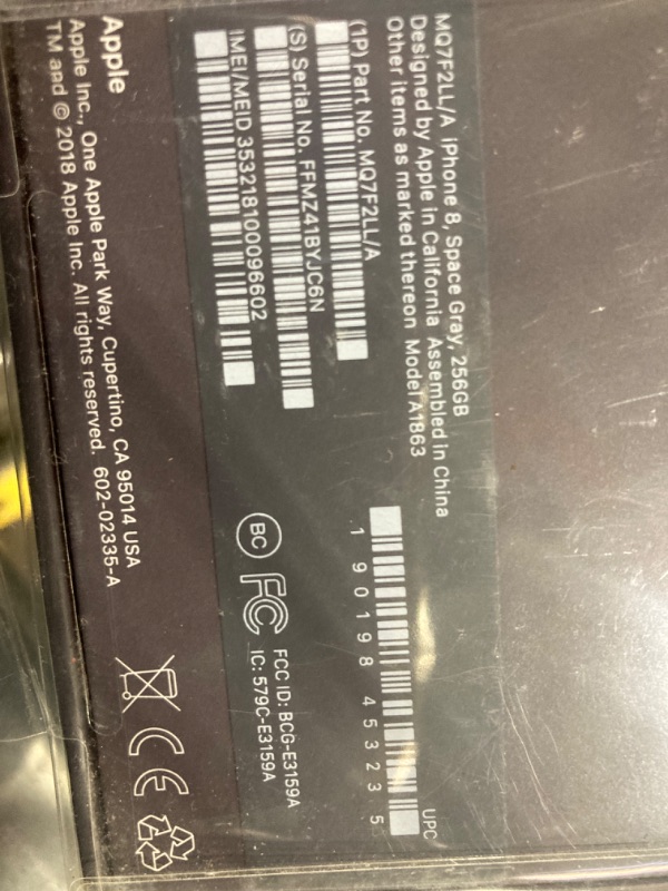 Photo 1 of ***NEW PRODUCT** Apple iPhone 8 (256GB, Space Gray) [Locked] + Carrier Subscription