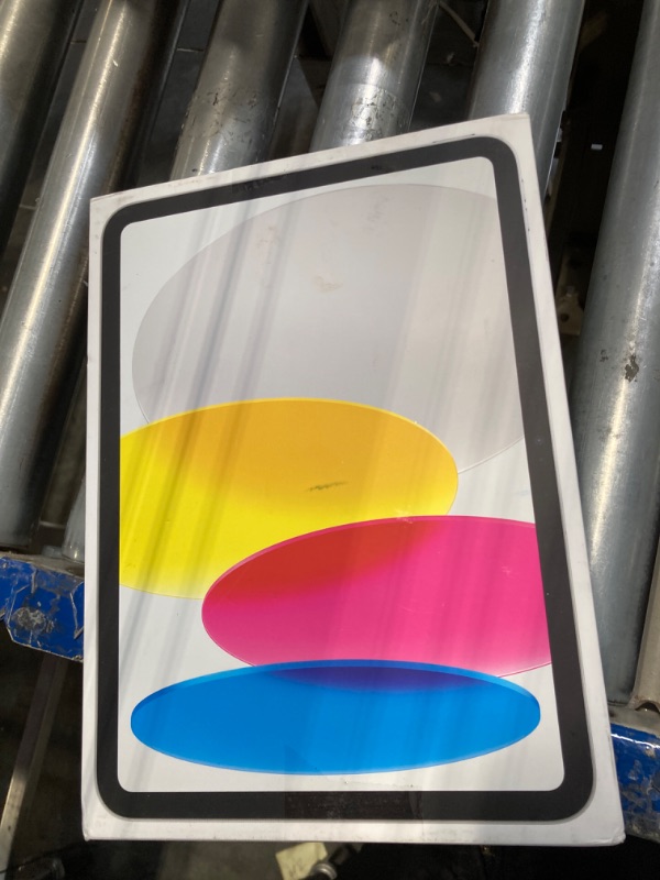 Photo 1 of Apple iPad (10th Generation): with A14 Bionic chip, 10.9-inch Liquid Retina Display, 64GB, Wi-Fi 6, 12MP front/12MP Back Camera, Touch ID, All-Day Battery Life – Silver