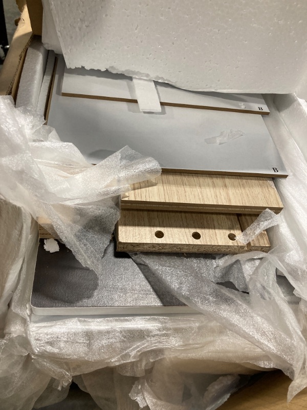 Photo 1 of ***IT IS UNKNOWN IF IT HAS AN INSTALLATION MANUAL / NO RETURN*** Full Size Bed Frame with Trundle and 2 Storage Drawers,Solid Wood Trundle Bed Full Size, Platform Bed Full for Kids, Teens, Adults, White