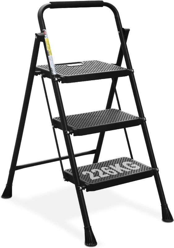 Photo 1 of 3 Step Ladder, Folding Step Stool