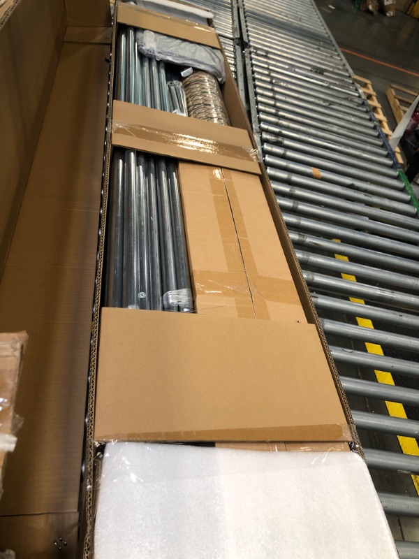 Photo 1 of MODCART Extra Large Metal Chicken Coop, Walk-in Poultry Chicken Coops for 20 Chickens, Heavy Duty Chicken Run in for Yard with Waterproof Cover and Secure Lock (9.8'L x 19.6' W x 6.4'H)