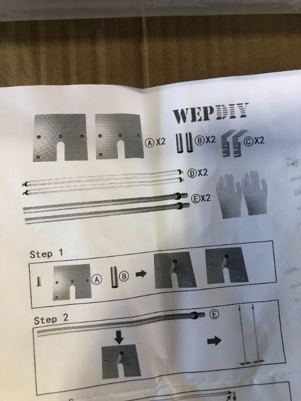 Photo 5 of ***one of the base pipe stuck inside the holding pipe, unable take out, please see picture***WEPDIY Portable Pipe and Drape Heavy Duty Backdrop Stand, ADJ Metal Frame and Heavy Metal Base for Wedding, Birthday Party, Photography Backdrop(Tall-12FT & 2*Cro