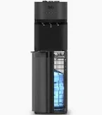 Photo 1 of ***USED***Brio Self Cleaning Bottom Loading Water Cooler Water Dispenser – Black Stainless Steel - 3 Temperature Settings - Hot, Room & Cold Water