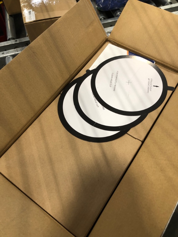 Photo 1 of Amico 12 Pack 6 Inch 5CCT Ultra-Thin LED Recessed Ceiling Light with Junction Box, 1050LM Brightness, Dimmable Canless Wafer Downlight, 12W, ETL&FCC