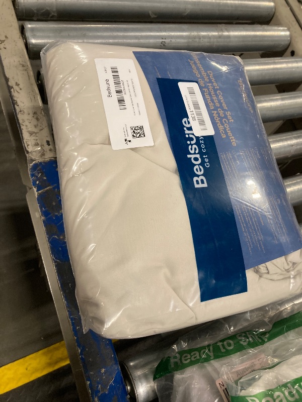 Photo 1 of Bedsure Duvet Cover King Size - Soft Prewashed King Duvet Cover Set, 3 Pieces, 1 Duvet Cover 104x90 Inches with Zipper Closure and 2 Pillow Shams, Linen, Comforter Not Included