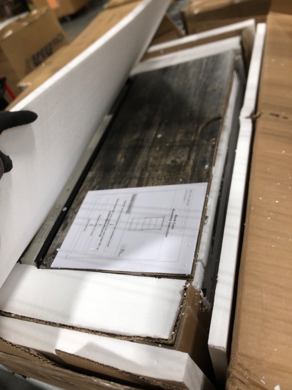 Photo 1 of GAOMON 5-Tier Open Bookcase, Tall Roman Column Bookshelf with LED Lights, White & Black Wood Grain Adjustable Book Shelves, Freestanding Display Storage Organizer for Home Office, Living Room