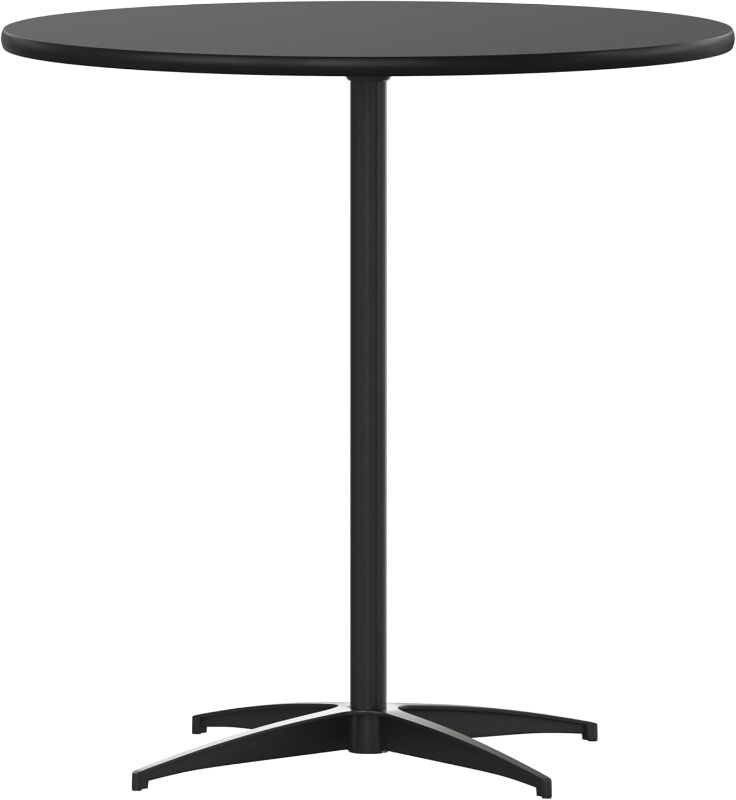 Photo 1 of 32 inch black round table***STOCK IMAGE, SIMILAR ITEM/ COLOR MAY VARY***