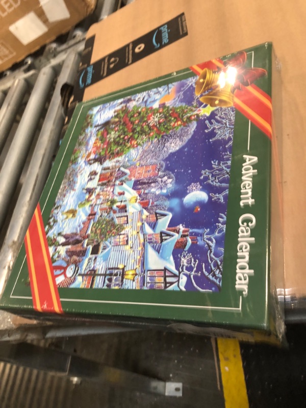 Photo 1 of 1008 Pcs Christmas Jigsaw Puzzle Advent Calendar 2024 for Adults Women Kids Teens 24 Day Christmas Countdown Adult Men Advent Calendar Puzzle 2024 Christmas Advent Puzzle Gifts for Teen Boys Girls