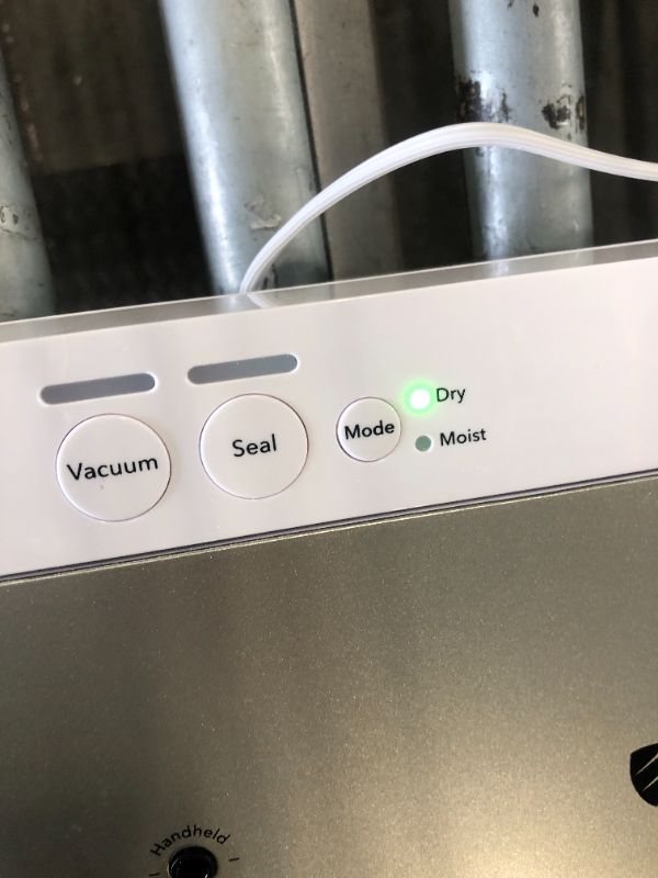 Photo 1 of ***close sensor has a little problem, when use item, have to use hand from left side push the lid down a little bit then power can be turned on*** FoodSaver Compact Vacuum Sealer Machine with Airtight Bags and Roll - Ideal for Sous Vide and Airtight Food 