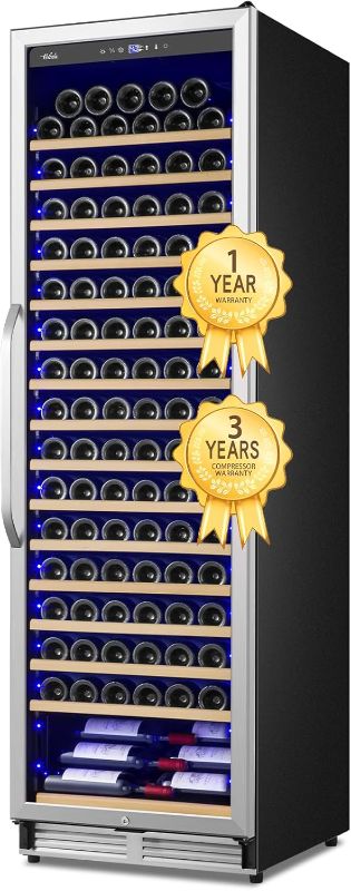 Photo 4 of *** MISSING ROW****Velieta-Upgraded 190 Bottles Wine Cooler Refrigerator,24 Inch Wide Wine Fridge with Professional Temperature Control System, Freestanding or Built-in installation, Quiet Operation 
