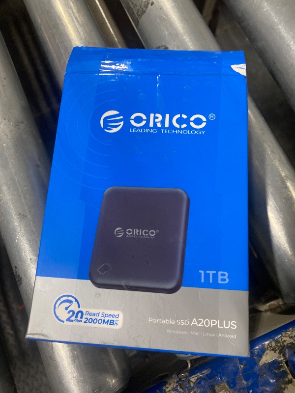 Photo 1 of ORICO 1TB Magnetic External SSD, 4K ProRes HDR Record and Store, 2000MB/s Stable Transmission and Storage, Portable Solid State Drive, Compatible with Smartphone, Tablet, Computer - A20PLUS