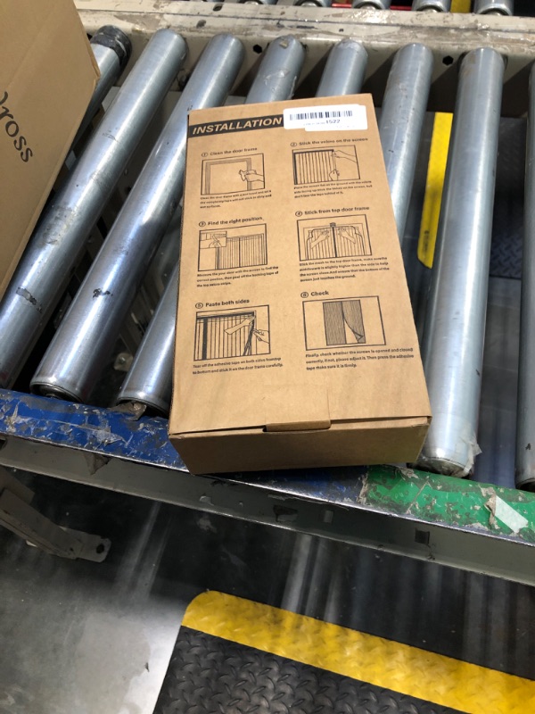 Photo 1 of Magnetic Screen Door?Screen Door Mesh?Keep Bugs Out, Heavy-Duty Mesh Curtain,Pet and Kid Friendly, Works with Front Doors, Sliding Doors?36 x 80 Inches Gray