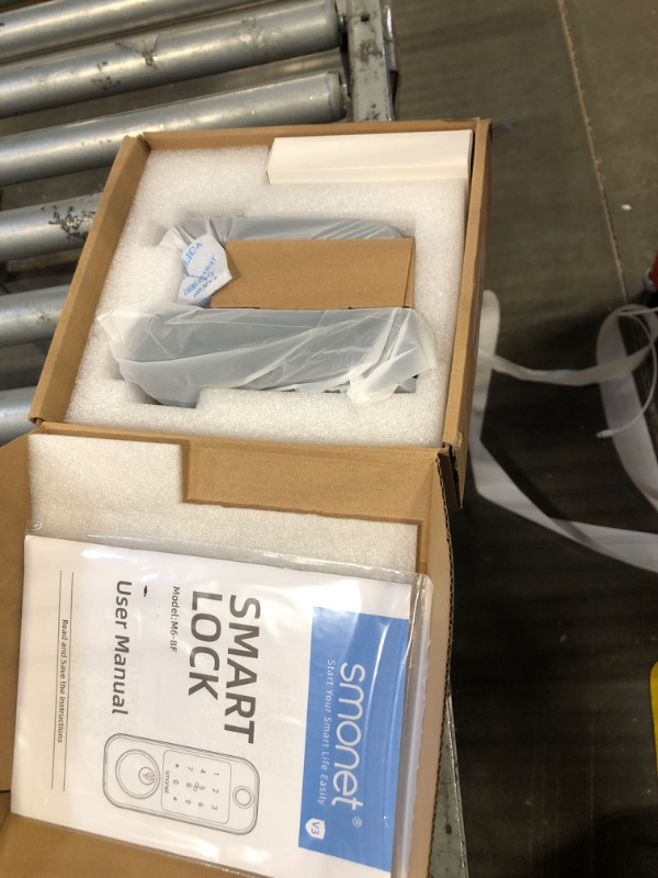 Photo 1 of Smart Locks WiFi Deadbolt: SMONET Fingerprint Front Door Lock Keyless Entry with Keypad Electronic Digital Deadbolt Alexa Gateway Remote Control, Bluetooth APP KeyFob Code Auto-Lock for Home, Black