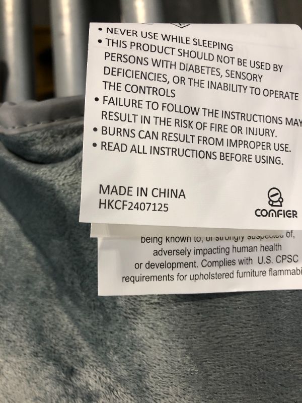 Photo 4 of ***heating is slowly up, not like burn but can feel a little, only test for few seconds*** Comfier Heating Pad with Massager,Back Massager with 2 Heat Levels & 3 Massage Modes,Heating Pads for Cramps,FSA or HSA Eligible,Heated Massage Belt for Abdominal, 