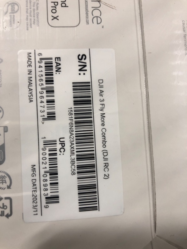 Photo 1 of DJI Air 3 Drone More Combo with DJI RC 2 Controller