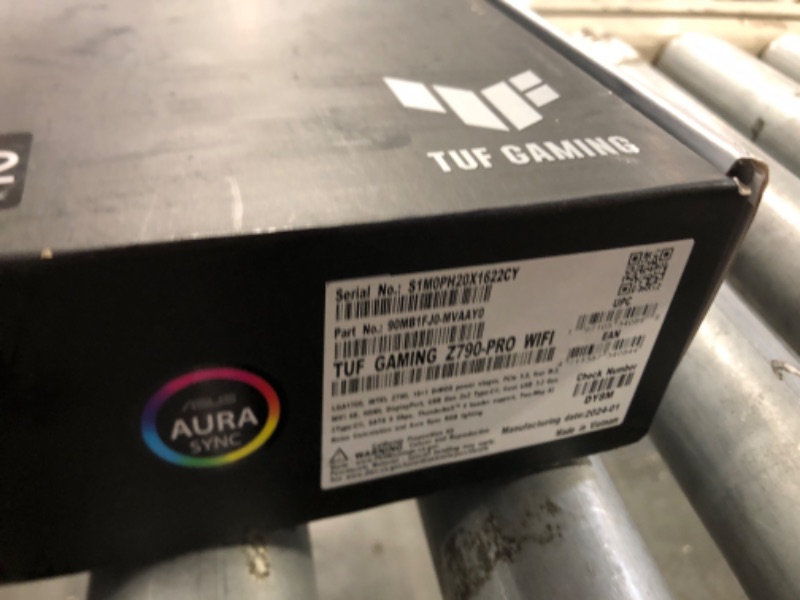 Photo 1 of **NEW** ASUS TUF Gaming Z790-PRO WiFi 6E LGA 1700(Intel 14th &13th&12th Gen) ATX Gaming Motherboard DDR5,PCIe 5.0X 16,Front Panel USB 20Gbps Type-C,Thunderbolt 4, Q-Antenna, 2.5Gb LAN,AI OVERCLOCKING