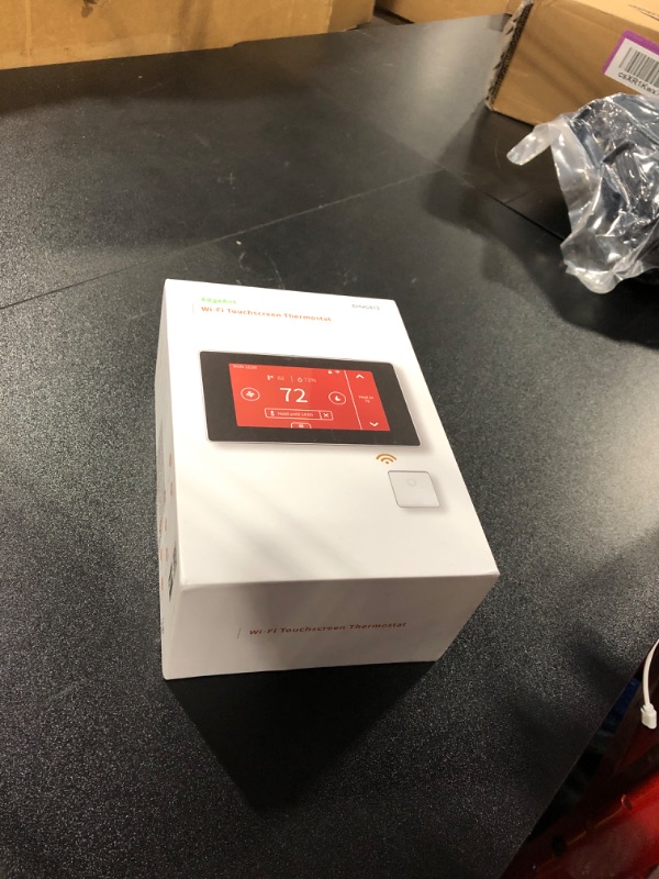 Photo 1 of Smart Thermostat for House with C-Wire Adapter, Programmable WiFi Thermostat Compatible with Alexa and Google Assistant,Energy Saving, Remote Control Tuya/Smart Life, C-Wire Require